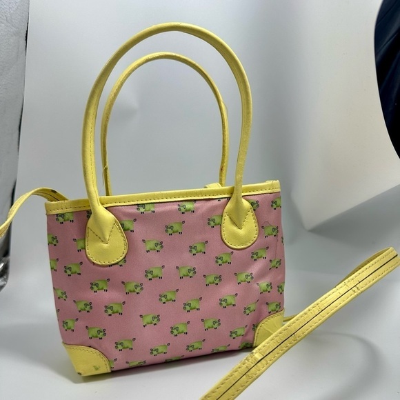 Alynn est 1975 small pig printed cross body bag - Picture 1 of 15